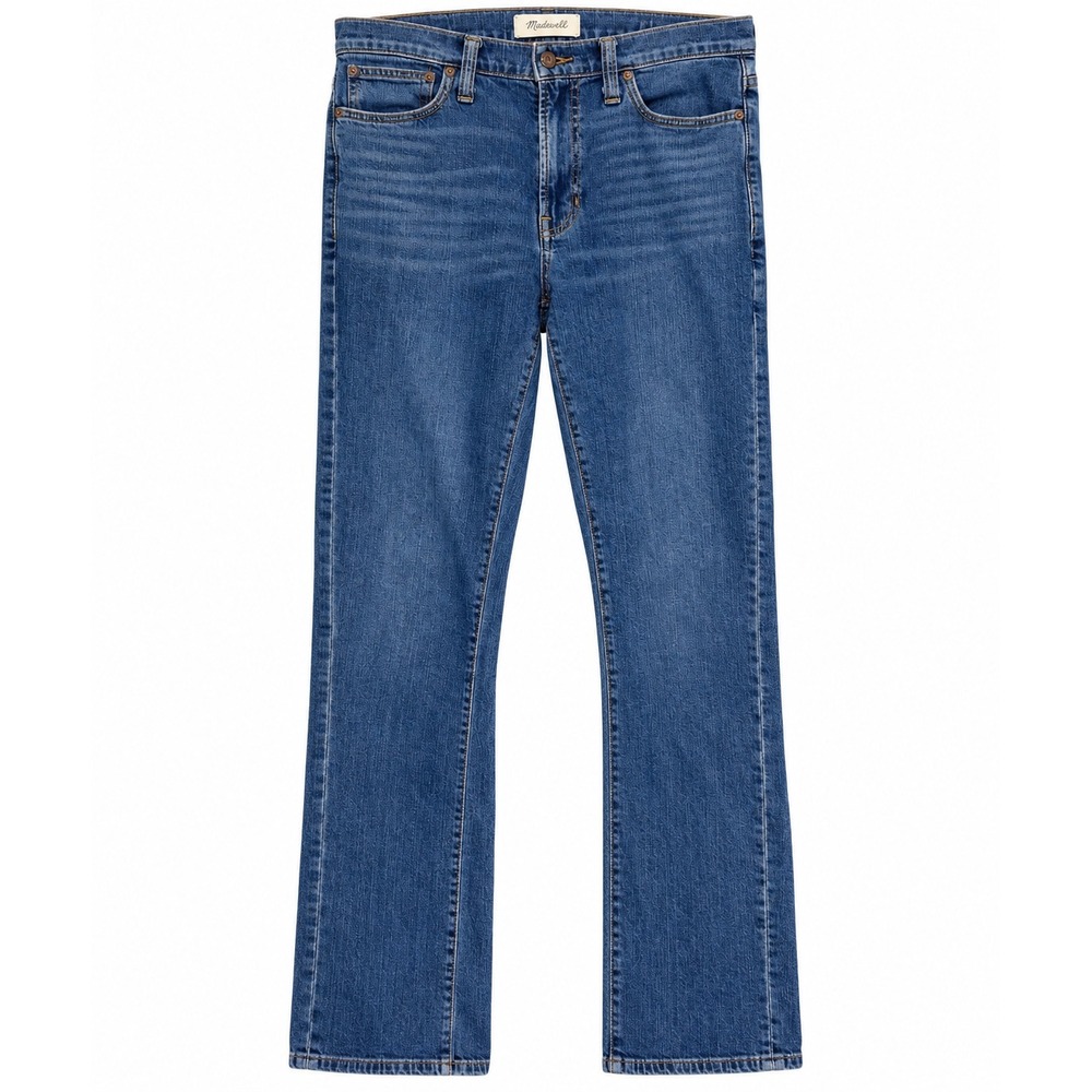 Madewell Straight Leg Jeans Womens 31x32 Fit (32x30.5) Medium Wash Blue Denim
